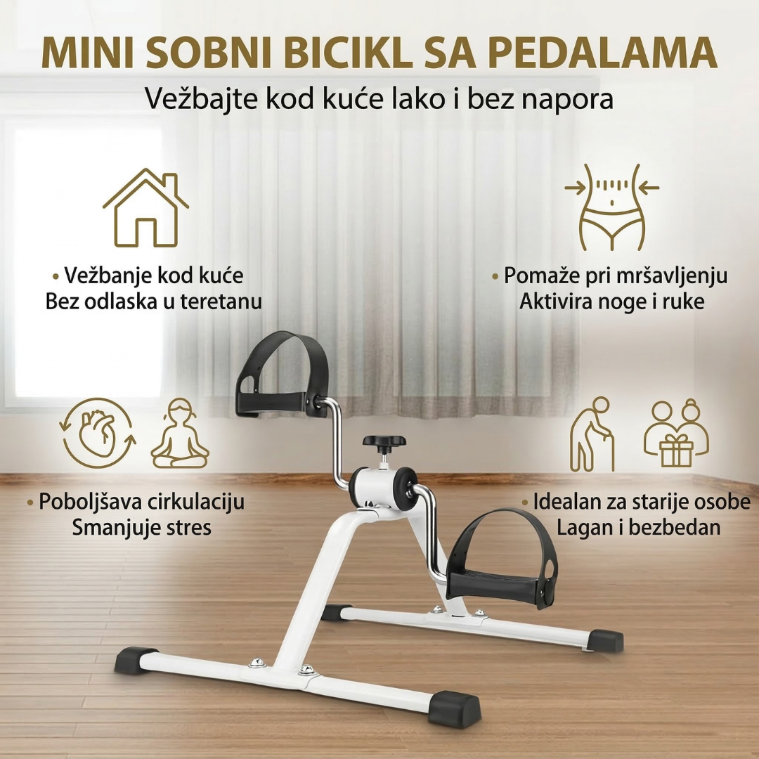Mini sobni bicikl sa pedalama - rs-mangoshop.com
