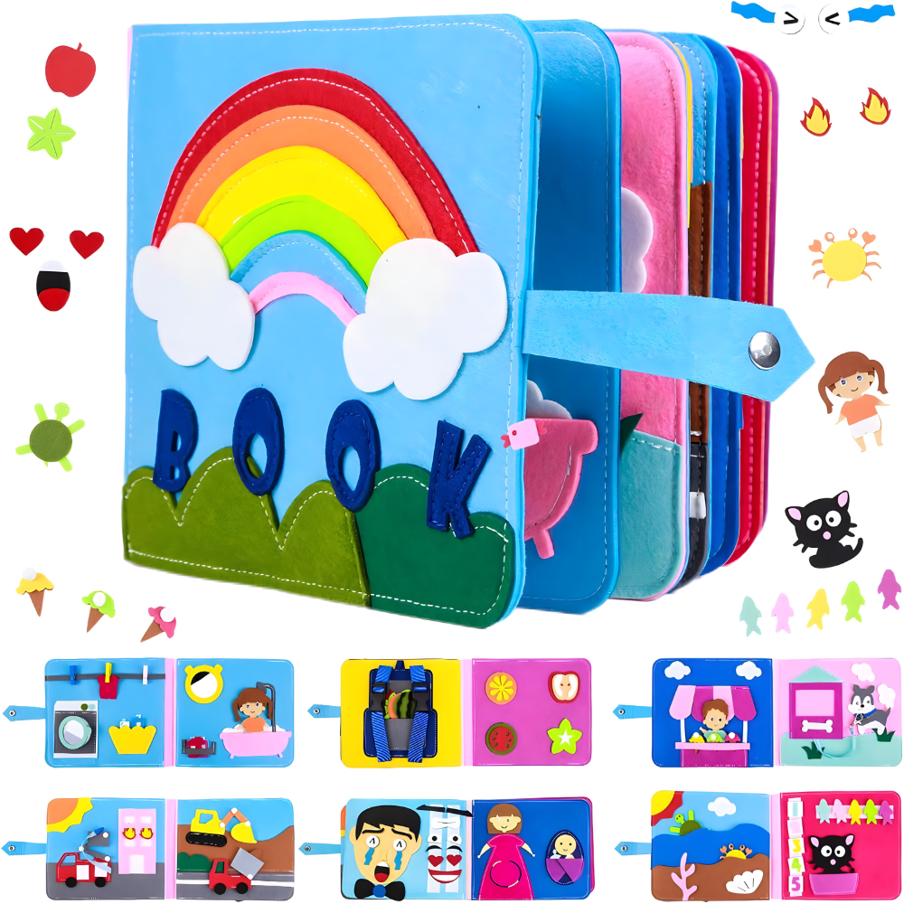 Montessori tiha knjiga za decu - rs-mangoshop.com