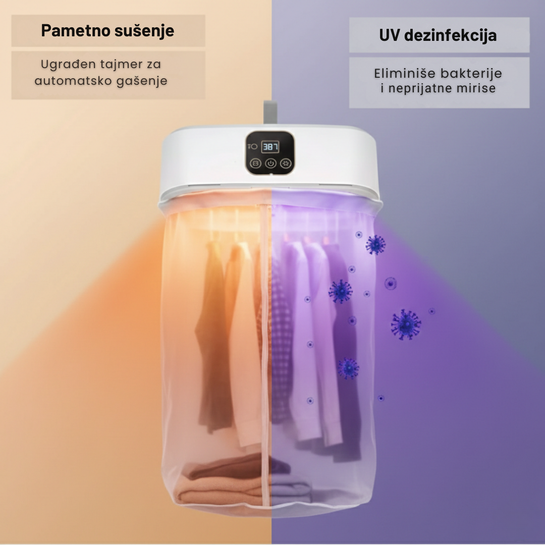 Nexo prenosivi sušač i peglač odeće