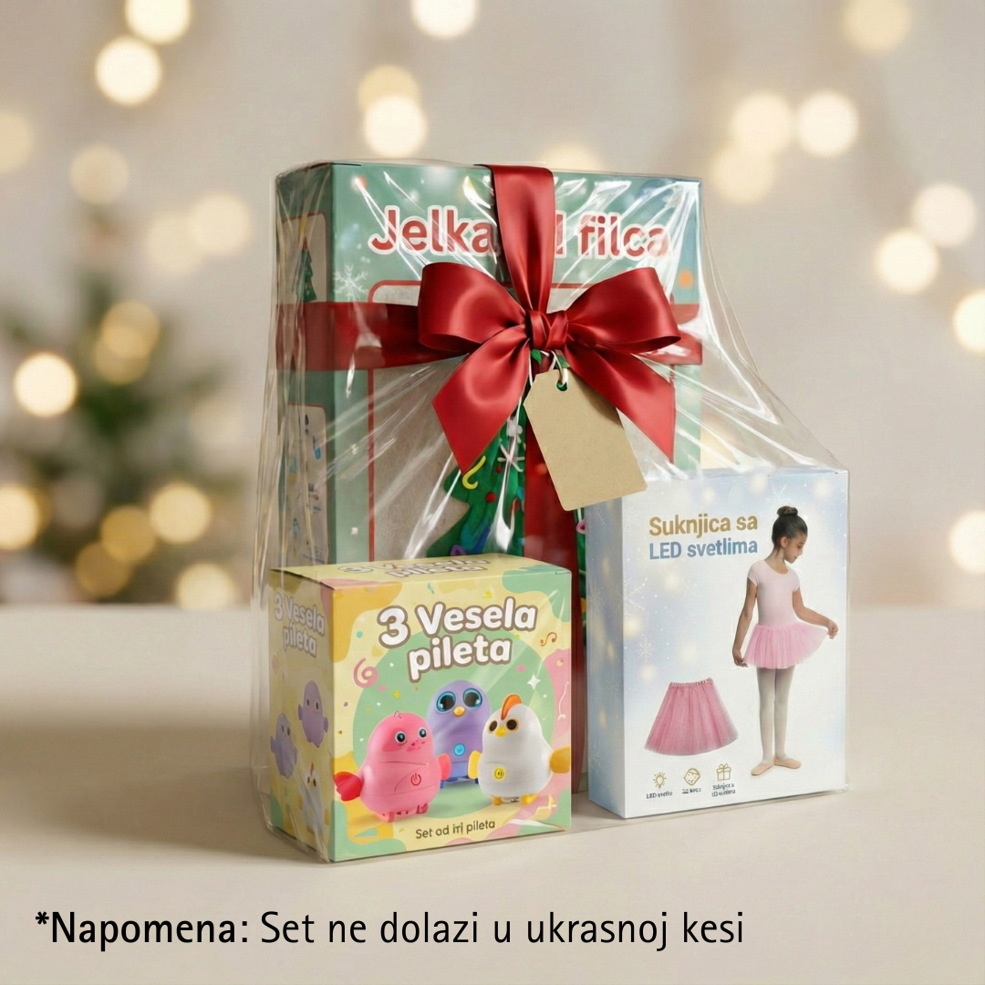Novogodisnji set za devojcice 3-8 godina - rs-mangoshop.com