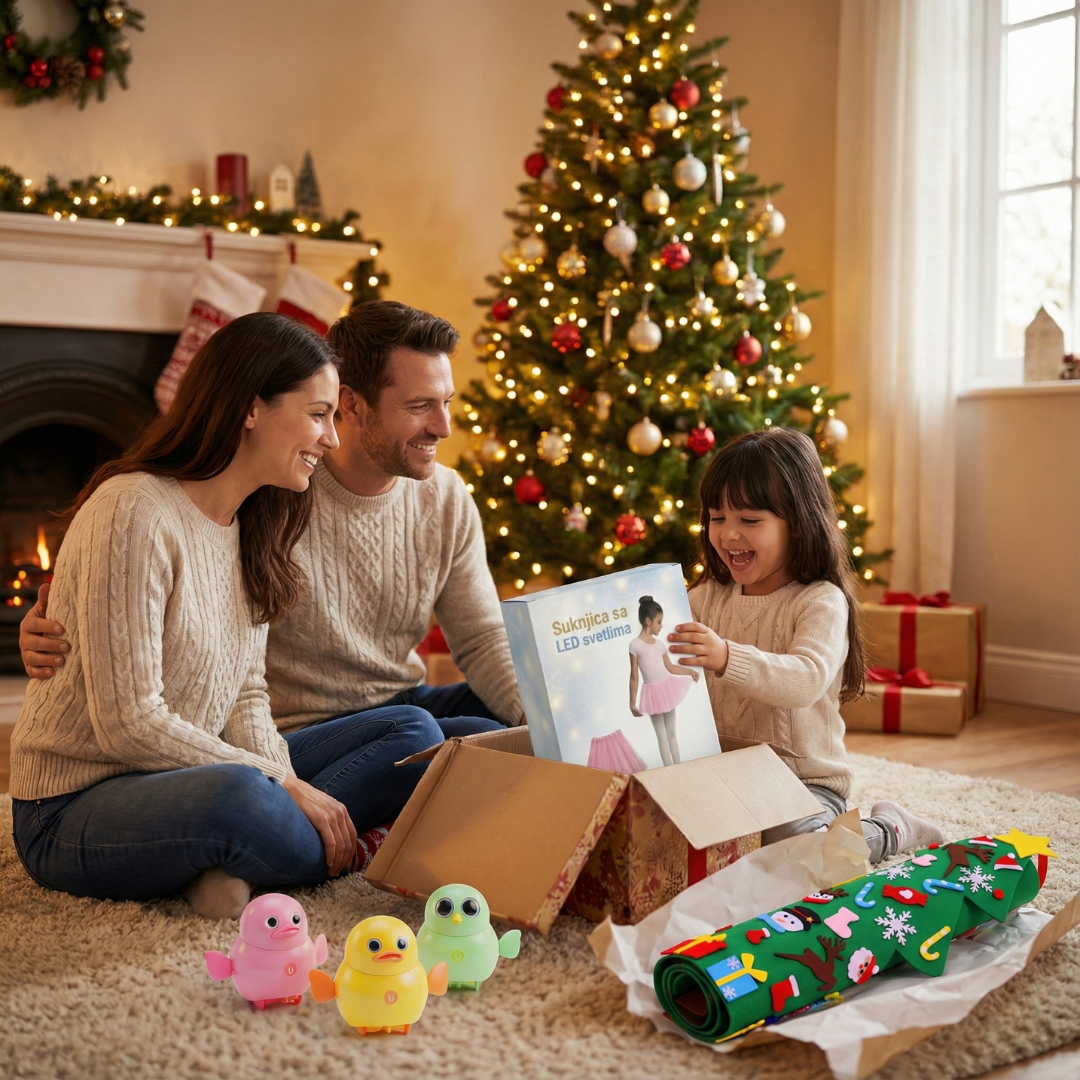 Novogodisnji set za devojcice 3-8 godina - rs-mangoshop.com