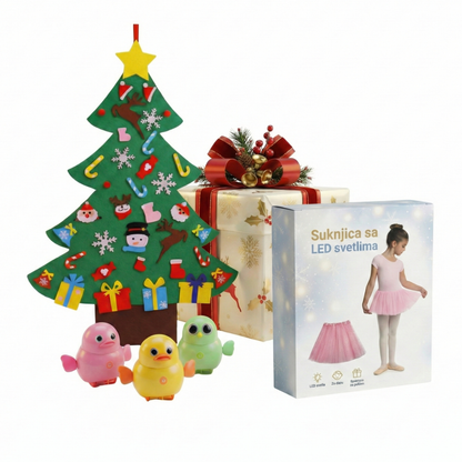 Novogodisnji set za devojcice 3-8 godina - rs-mangoshop.com