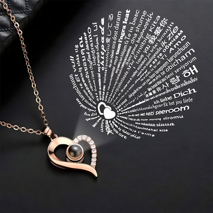 Ogrlica Volim te na 100 jezika - rs-mangoshop.com