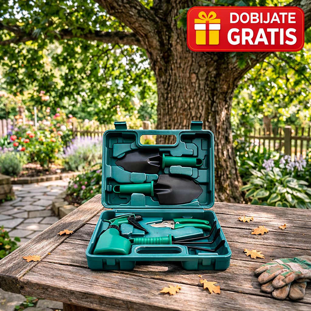 Najjači Aku-Trimer sa 2 Baterije + Veliki Poklon Set za Domaćine