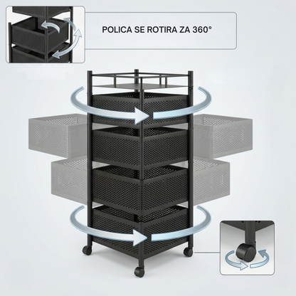 Višenamenska rotirajuća polica