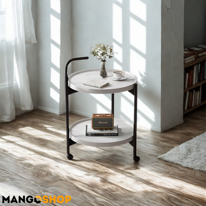 Pokretni bočni okrugli stočić - rs-mangoshop.com