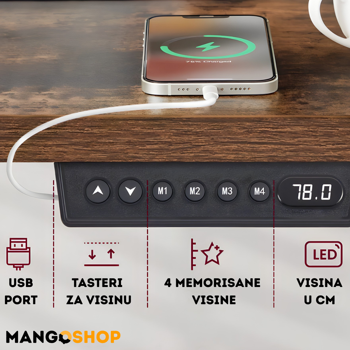 Profesionalni radni sto podesive visine - rs-mangoshop.com