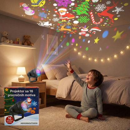 Projektor sa 16 praznicnih motiva - rs-mangoshop.com