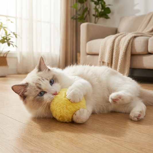 Pufnasta superzabavna igračka za mačke - rs-mangoshop.com