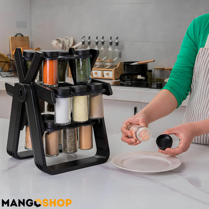 Rotirajuci stalak za zacine sa teglicama - rs-mangoshop.com