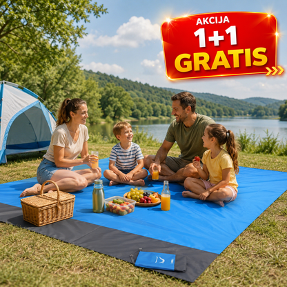 Peškir za plažu i piknik 1+1 GRATIS