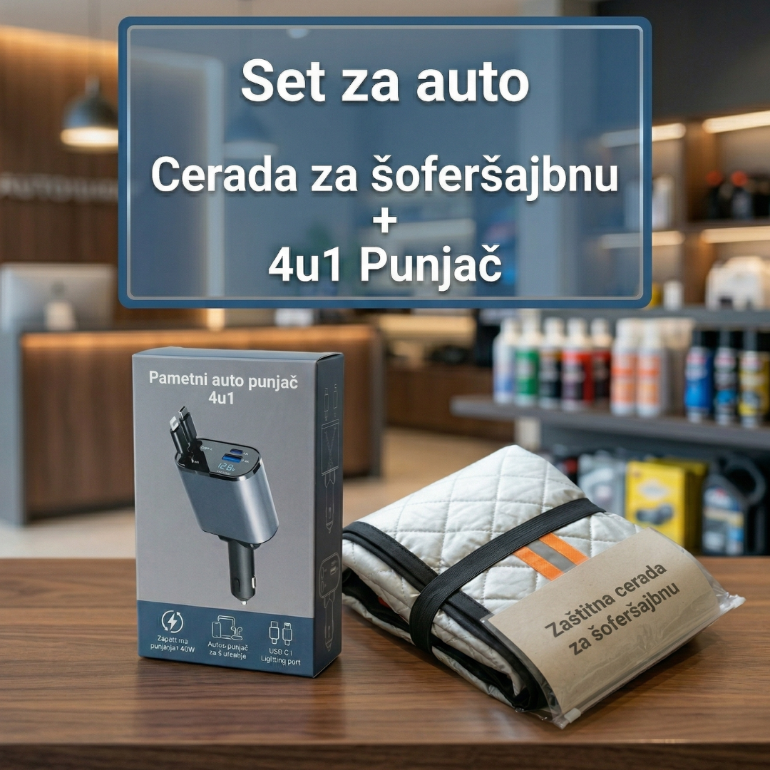 Set za auto | Cerada + Pametni punjač
