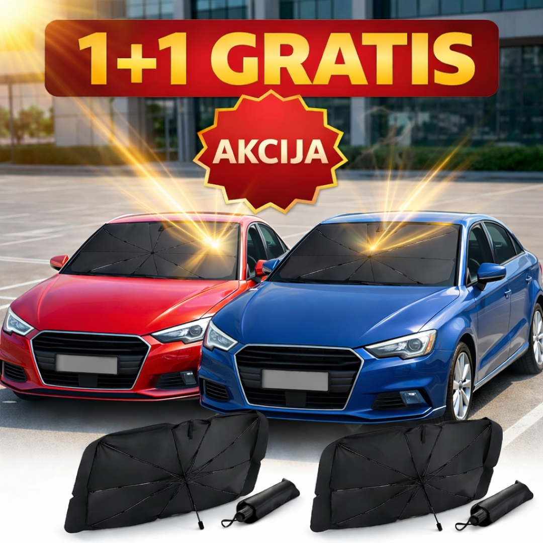 Kišobran za šoferšajbnu — 1+1 GRATIS