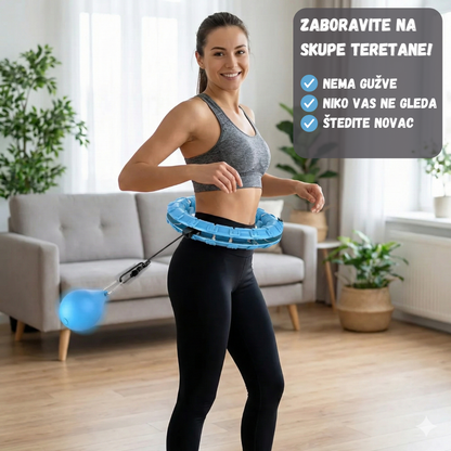 Masažni hulahop - pametni obruč za vežbanje sa tegom