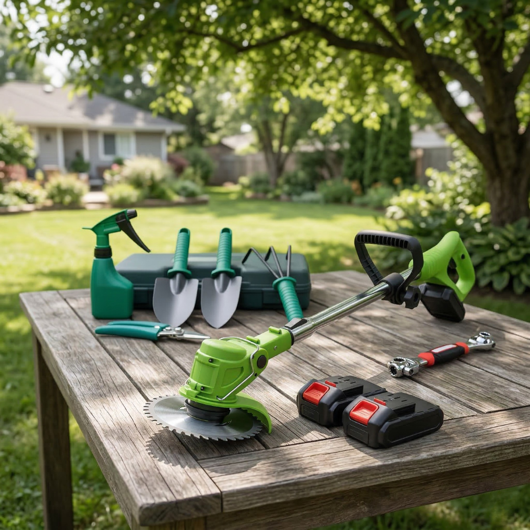 Najjači Aku-Trimer sa 2 Baterije + Veliki Poklon Set za Domaćine