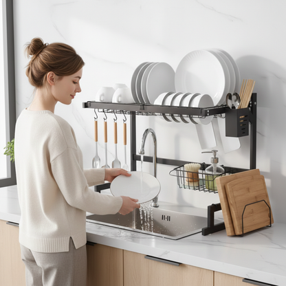 Stalak za sudove iznad sudopere