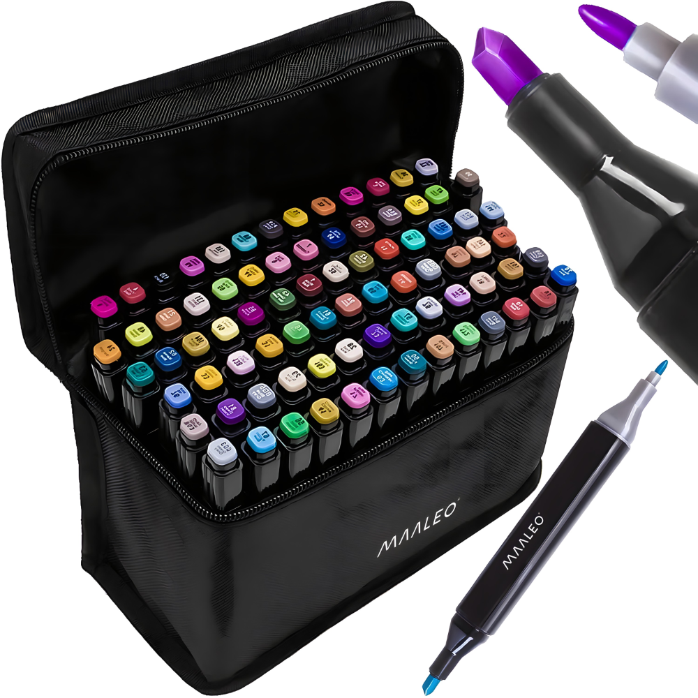 Set od 80 dvostranih markera - rs-mangoshop.com