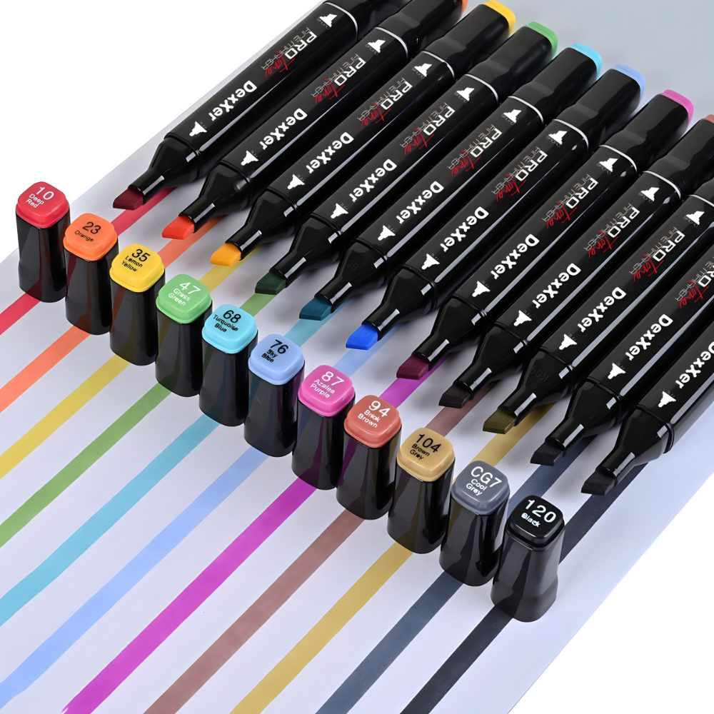 Set od 80 dvostranih markera - rs-mangoshop.com