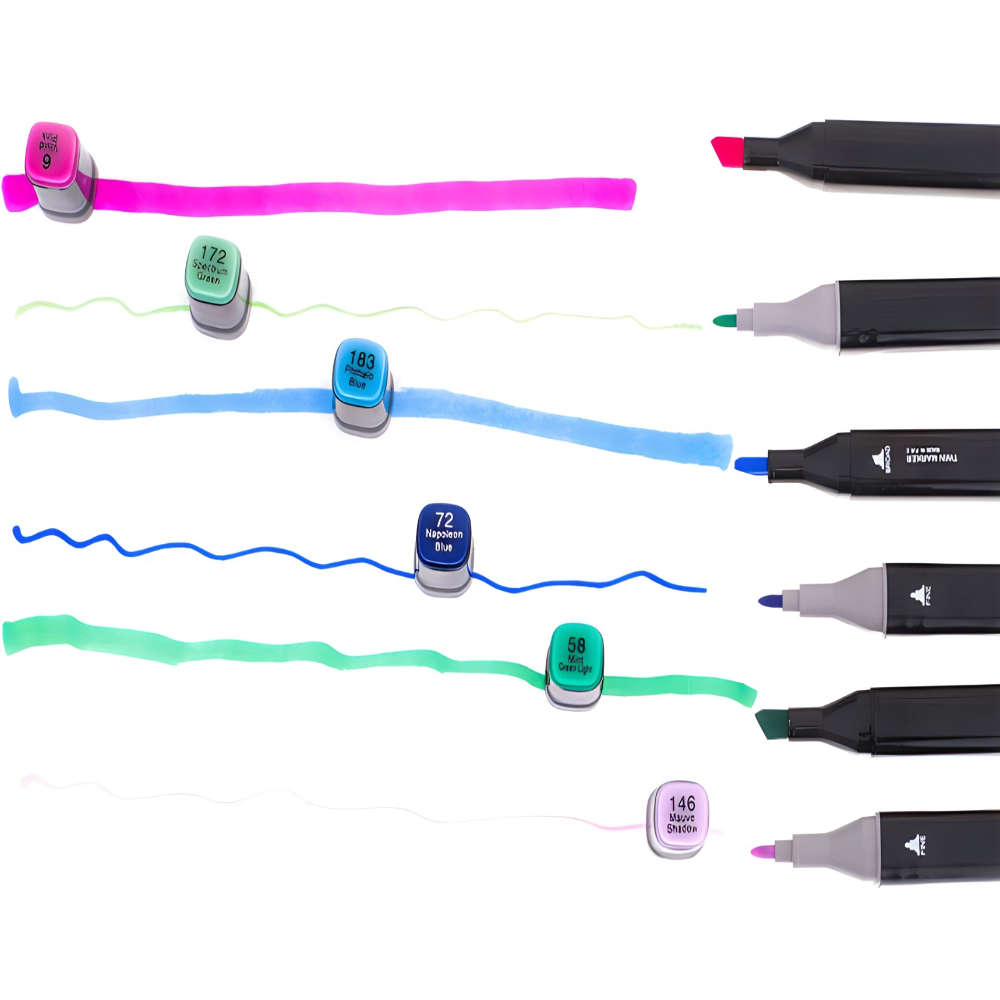 Set od 80 dvostranih markera - rs-mangoshop.com