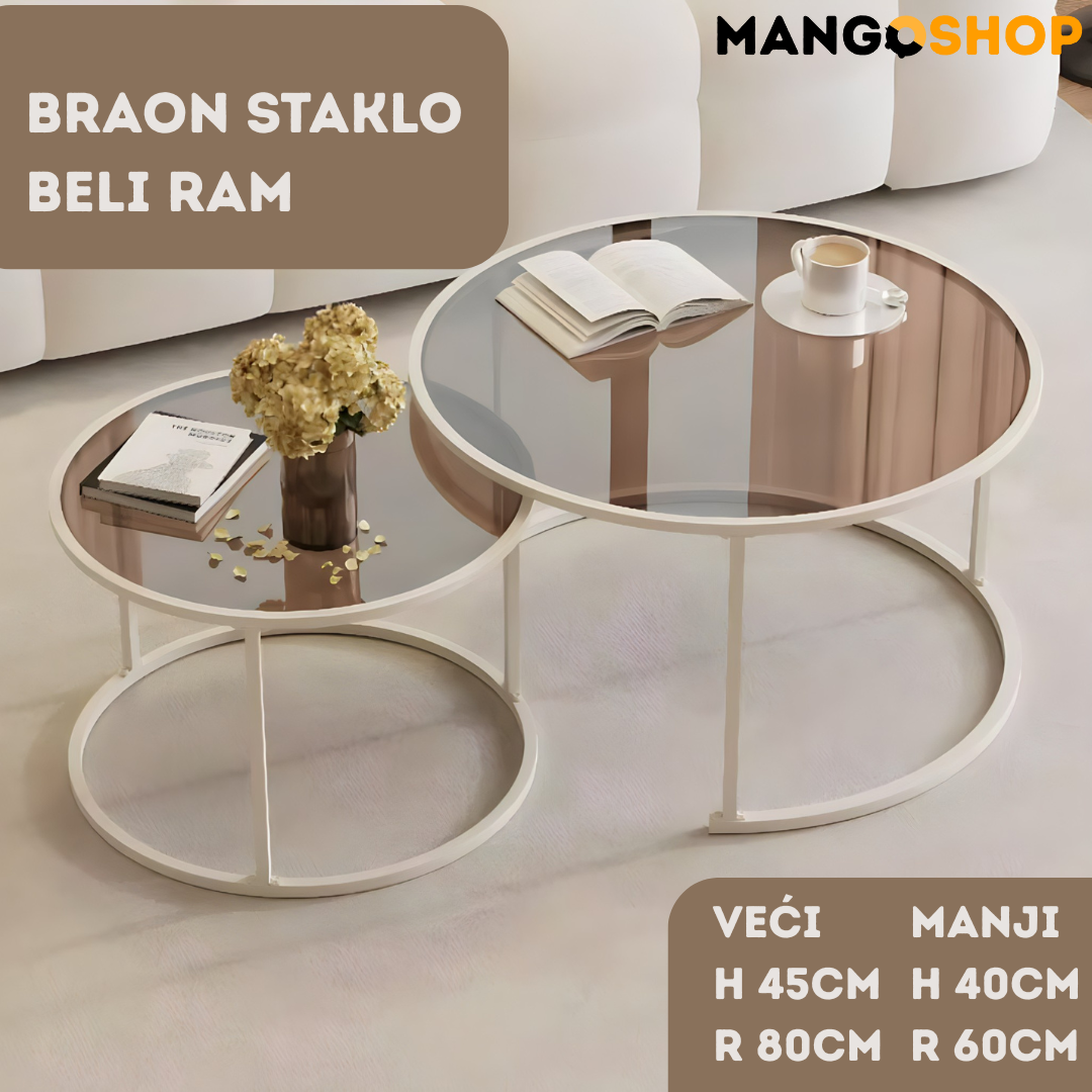 Set okruglih staklenih stocica - rs-mangoshop.com