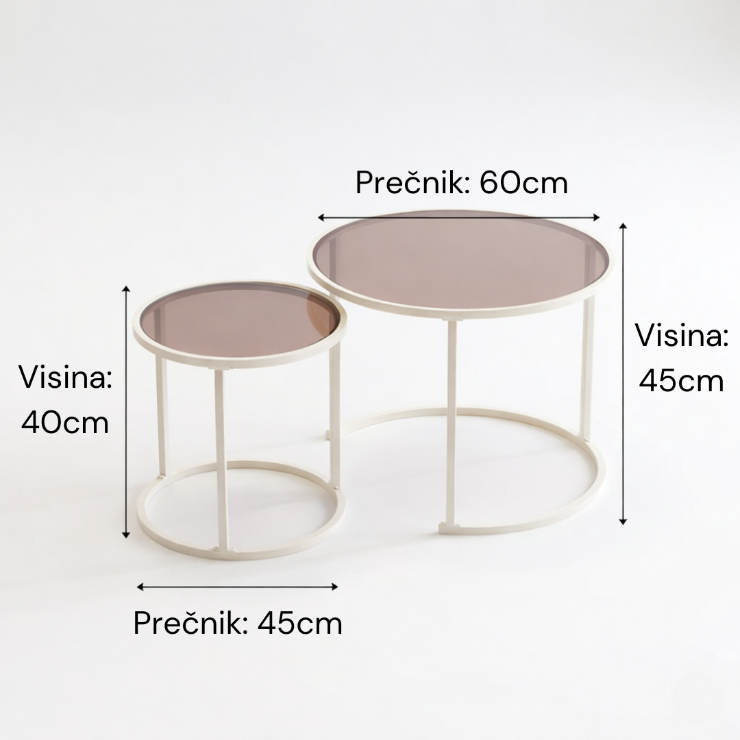 Set okruglih staklenih stocica - rs-mangoshop.com