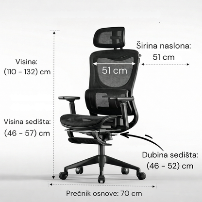 SitWell Pro – Profesionalna ergonomska stolica - rs-mangoshop.com
