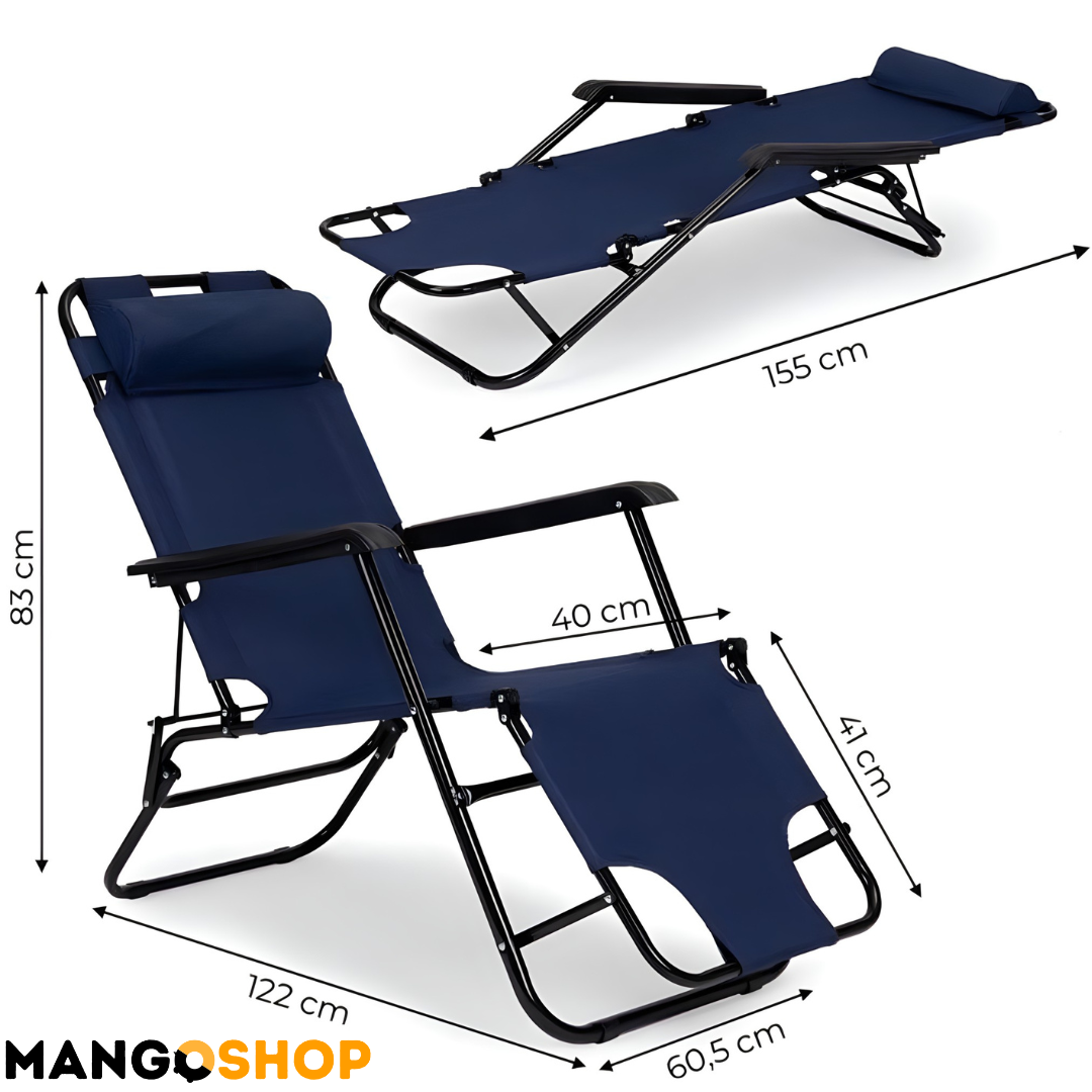 Sklopiva lezaljka za plazu i bazen - rs-mangoshop.com