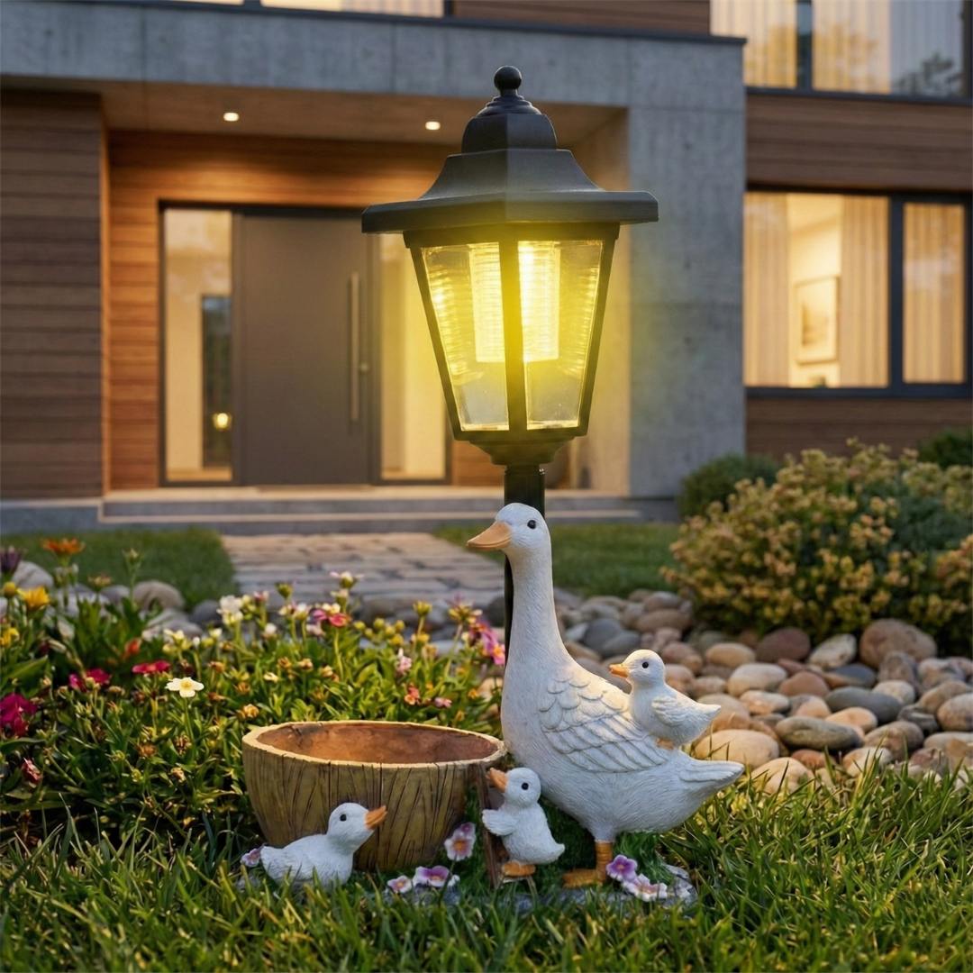 Solarna lampa koja svetli noću