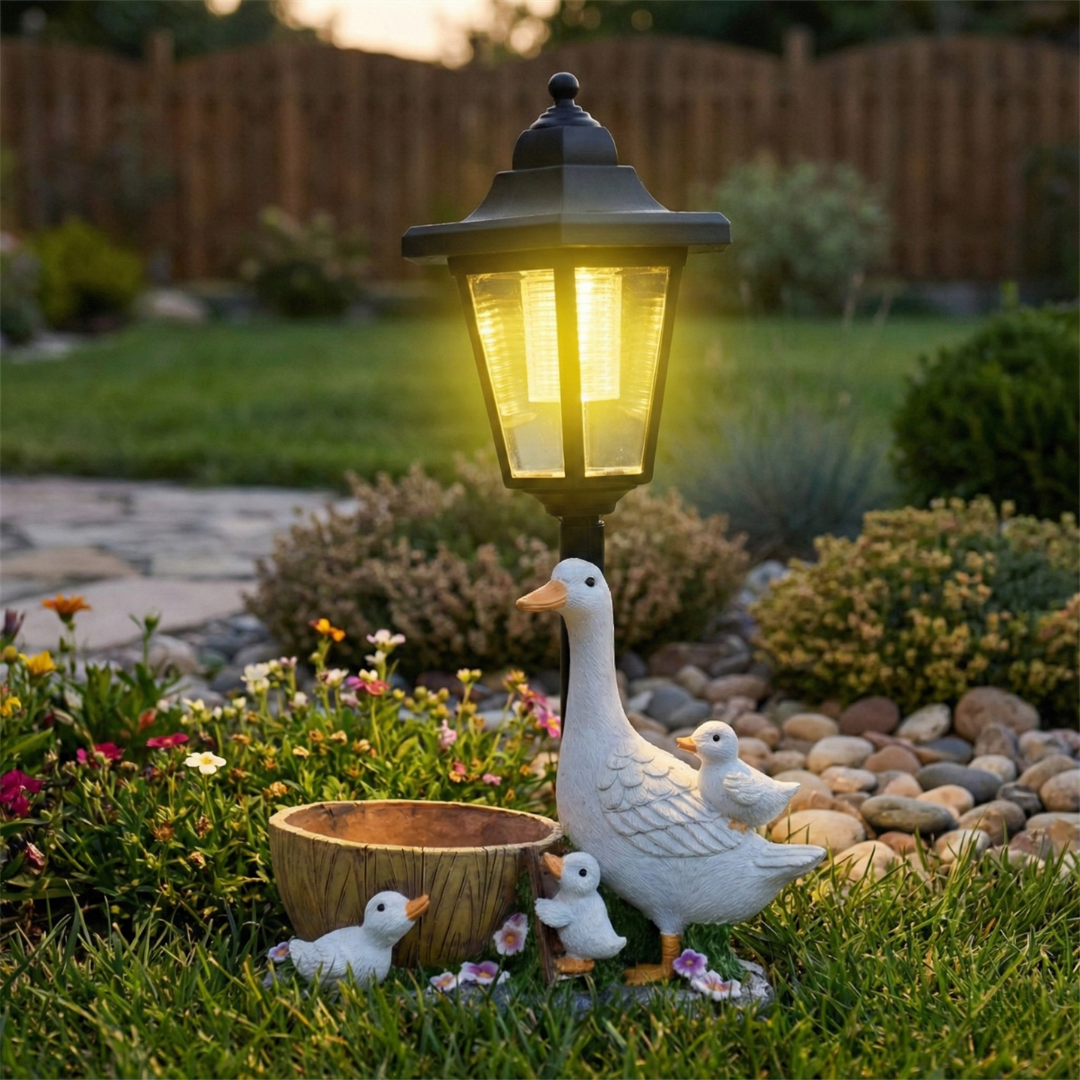 Postavljanje solarne lampe u zemlju