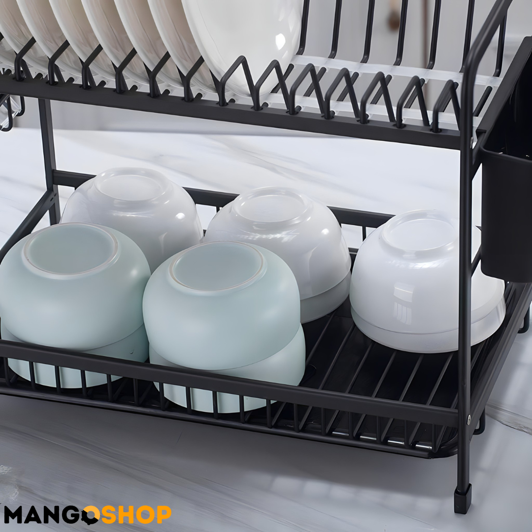 Stalak za sudove - ocedjivac u 2 nivoa - rs-mangoshop.com
