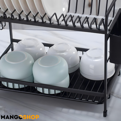 Stalak za sudove - ocedjivac u 2 nivoa - rs-mangoshop.com
