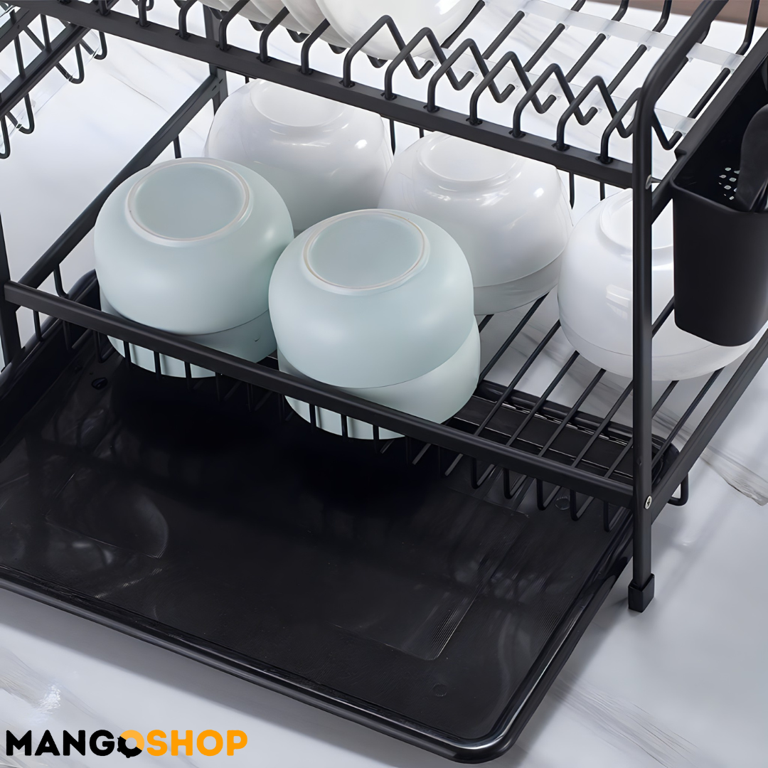 Stalak za sudove - ocedjivac u 2 nivoa - rs-mangoshop.com