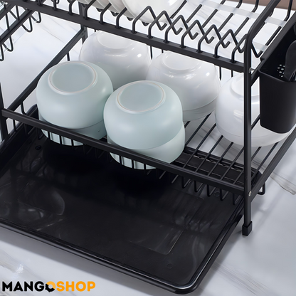 Stalak za sudove - ocedjivac u 2 nivoa - rs-mangoshop.com
