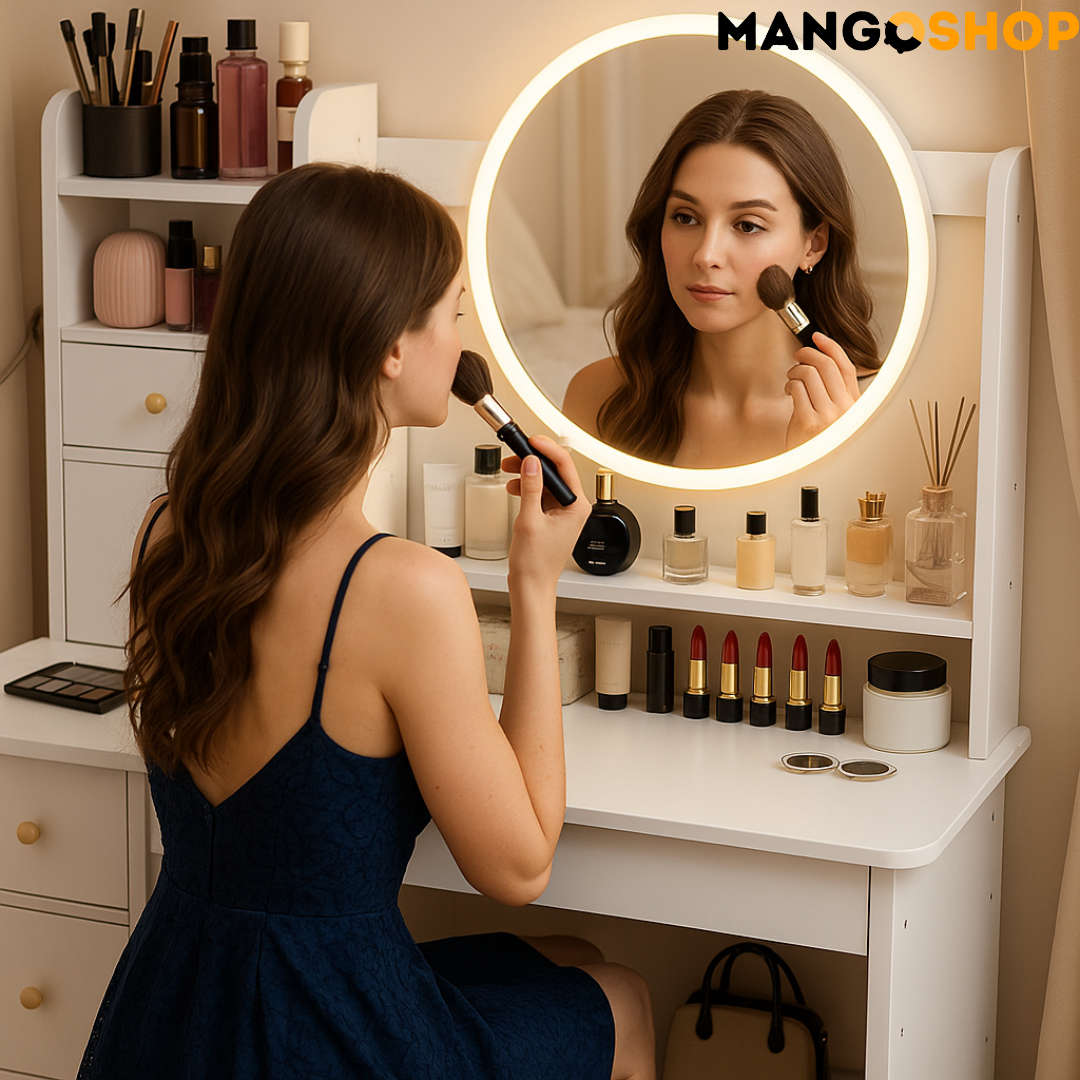 Stocic za sminkanje sa ogledalom - rs-mangoshop.com