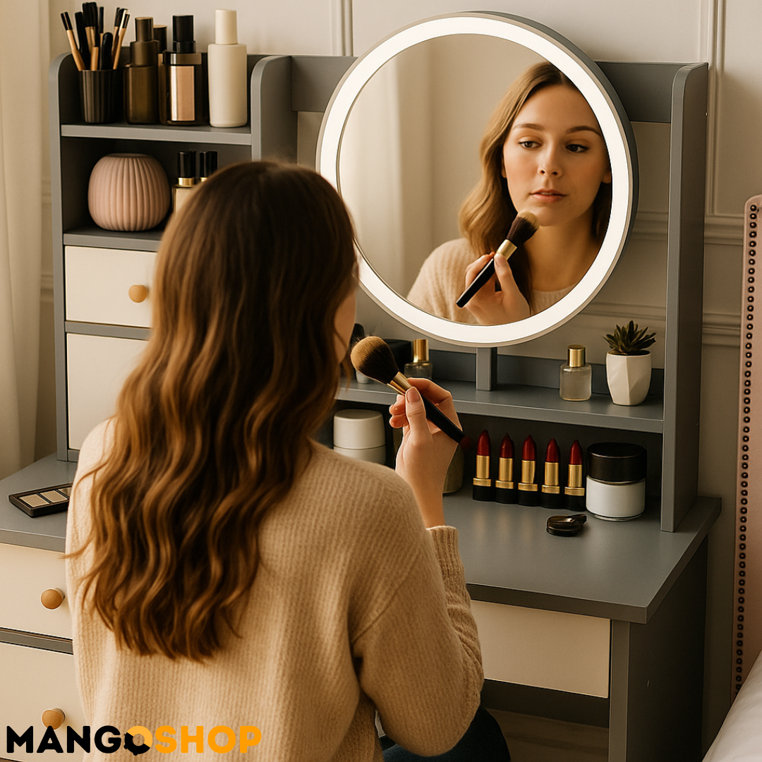 Stocic za sminkanje sa ogledalom - rs-mangoshop.com
