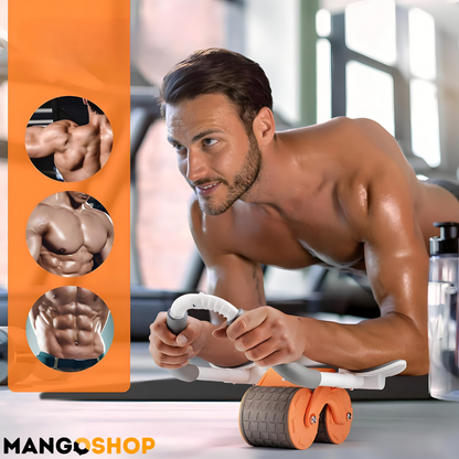 Valjak za trbusnjake sa tajmerom i drzacem za telefon – roler sa povratnim mehanizmom - rs-mangoshop.com