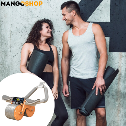 Valjak za trbusnjake sa tajmerom i drzacem za telefon – roler sa povratnim mehanizmom - rs-mangoshop.com