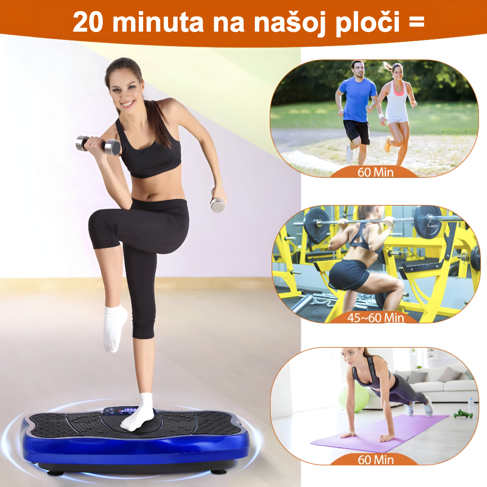 Vibraciona ploca za fitnes i masazu - rs-mangoshop.com