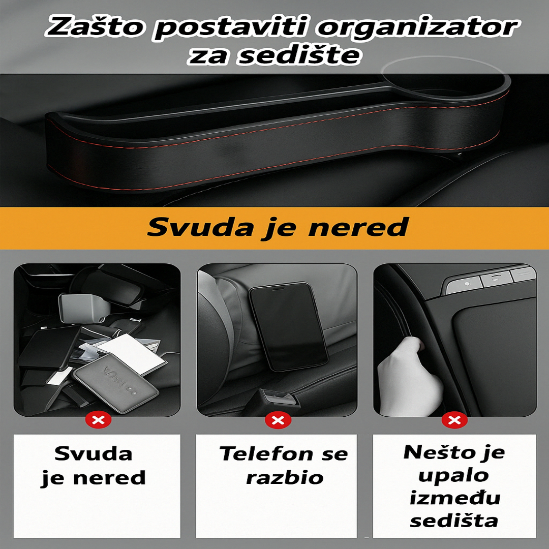 Organizator za auto sedište - 2 komada
