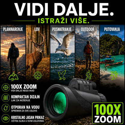 Mini optički teleskop za prirodu i putovanja