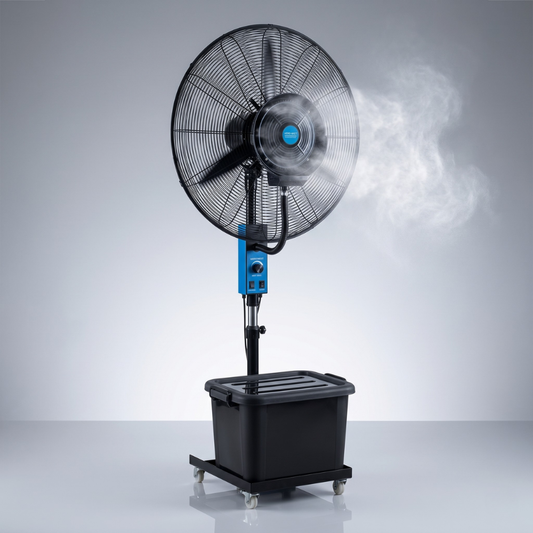 Ventilator sa raspršivačem vode - za kafiće, restorane, bašte