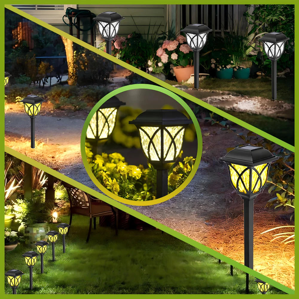 Baštenske solarne lampe - 2 komada