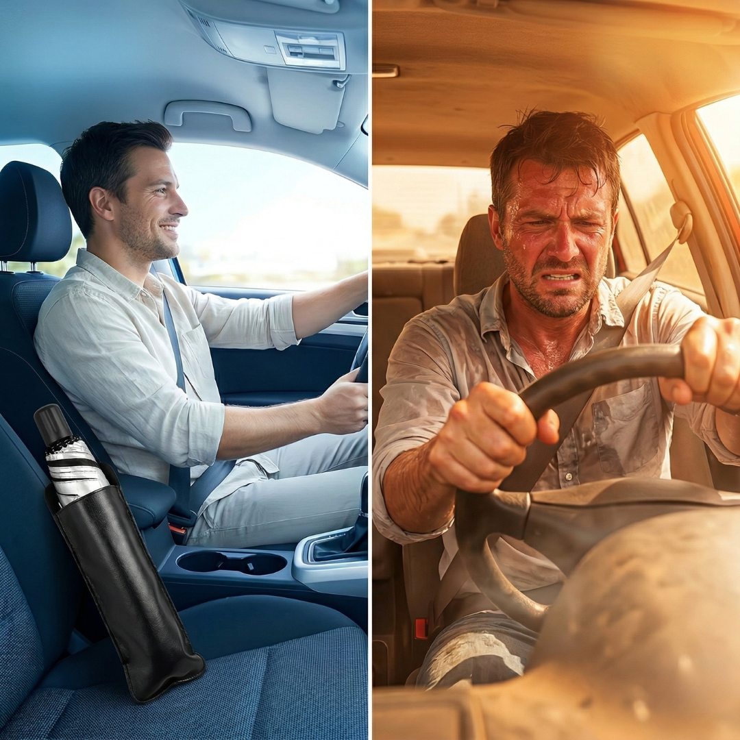 Auto kišobran u upotrebi