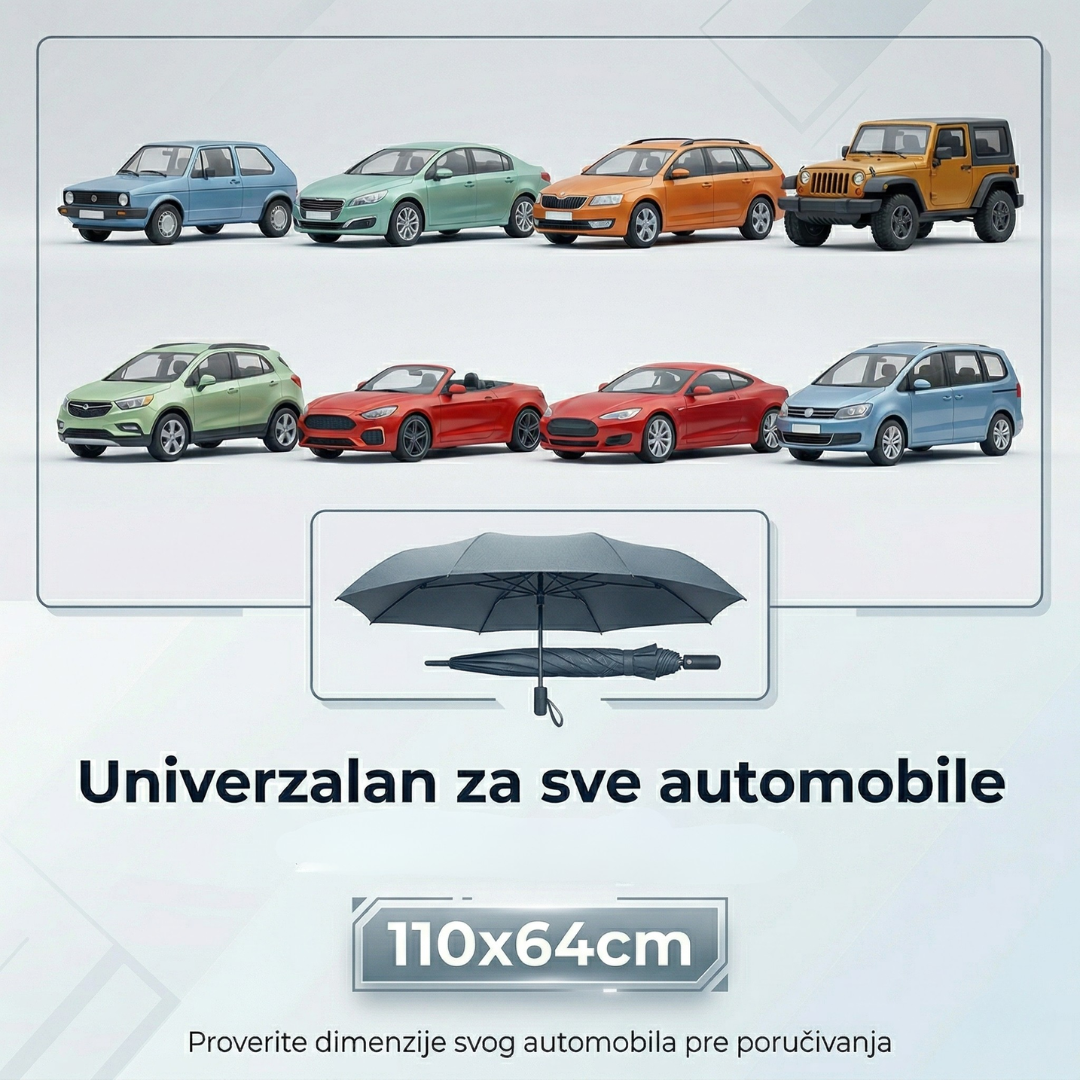 Kišobran za auto — torbica