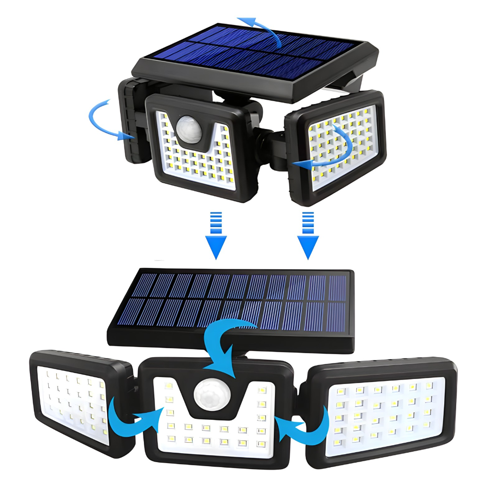 Solarni LED reflektor sa senzorom za dvorište - rs-mangoshop.com