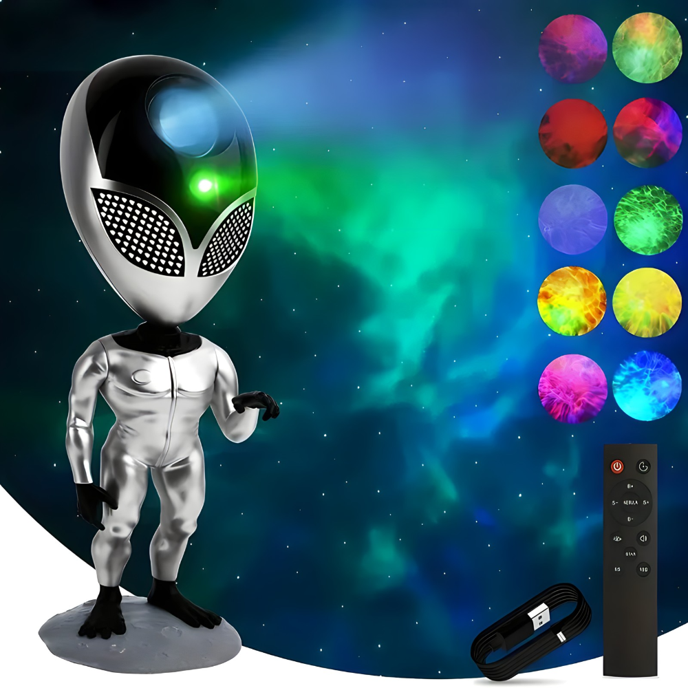 Galaxy projektor - Alien lampa za zvezdano nebo - rs-mangoshop.com