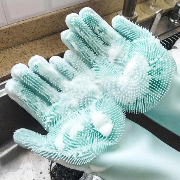 Silikonske rukavice za pranje sudova