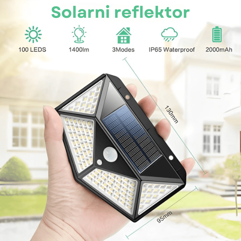 Solarni reflektor sa senzorom pokreta - rs.mangoshop.com