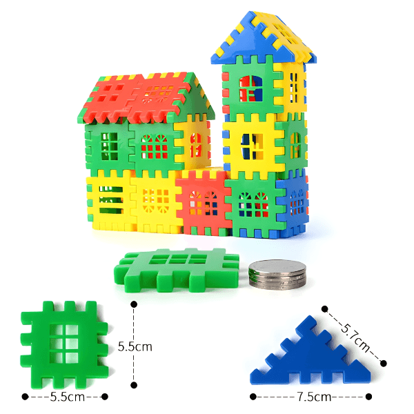 Raznobojne kockice - puzzle za decu i odrasle