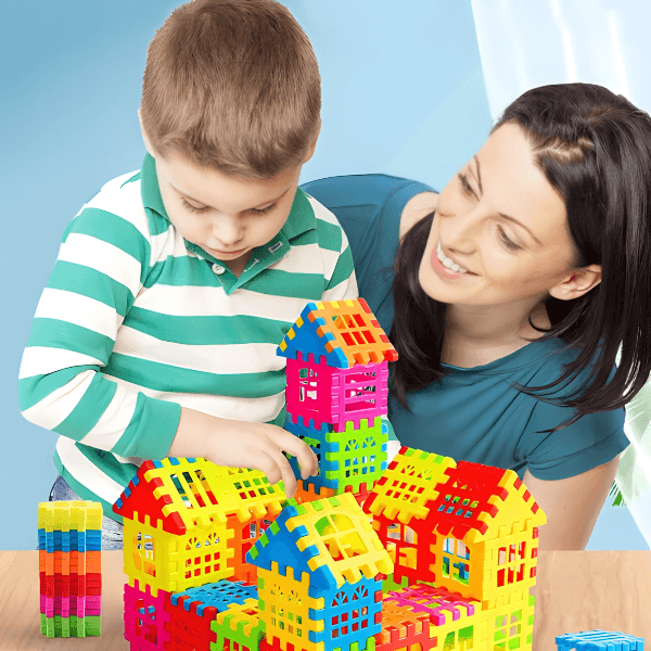 Raznobojne kockice - puzzle za decu i odrasle